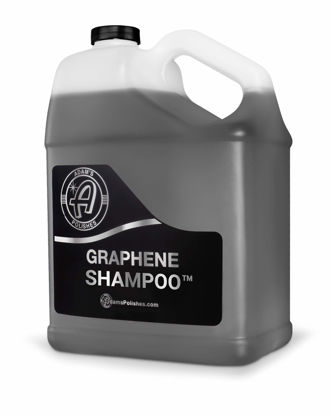 Picture of Adam's Polishes Cleaning Agent, Graphene Shampoo Gallon, Graphene Ceramic Coating Infused Car Wash, Powerful Cleaner & Protection, pH Neutral, High Suds For Foam Cannon, Foam Gun, Detailing Bucket