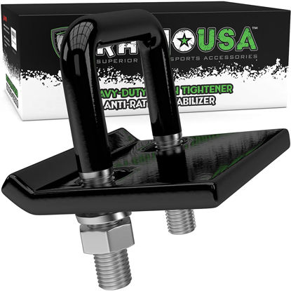 Picture of Rhino USA Hitch Tightener Anti-Rattle Clamp - Heavy Duty Steel Stabilizer for 2.5 in Hitches - Protective Anti-Rust Coating Included on All Rhino Products.