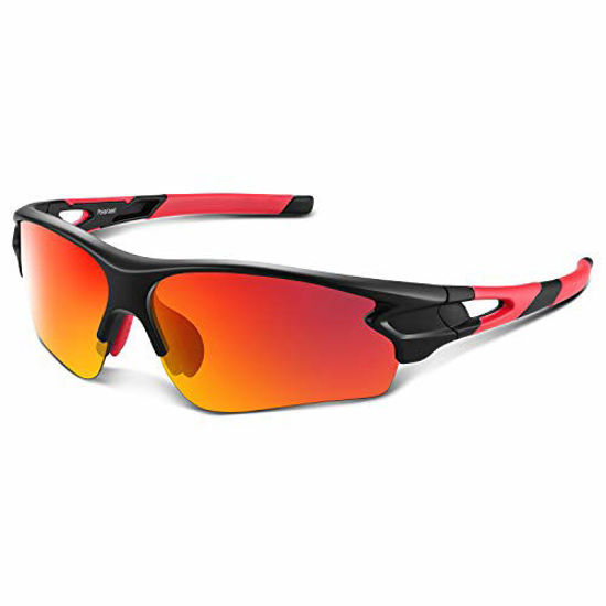 GetUSCart- BEACOOL Polarized Sports Sunglasses for Men Women Youth Baseball  Fishing Cycling Running Golf Motorcycle Tac Glasses UV400