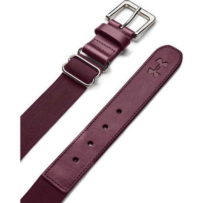 Picture of Under Armour Boys' Baseball Belt , Maroon (609)/Maroon , One Size Fits All
