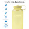 Picture of Nalgene Water Bottle Monochrome Collection - BPA Free Water Bottle Made from Recycled Materials - Reusable Water Bottle for Backpacking, Hiking, Gym - Shatterproof Water Bottle - 32 oz - Butter