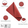 Picture of MicoYang Silicone Dish Drying Mat for Multiple Usage,Easy clean,Eco-friendly,Heat-resistant Silicone Mat for Kitchen Counter or Sink,Refrigerator or Drawer liner Red L 16 inches x 12 inches