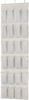 Picture of Amazon Basics 24 Medium Pocket Over-the-Door Hanging Shoe Organizer, Light Grey