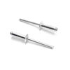Picture of ISPINNER 100pcs 3/16" x 5/8" Aluminum Blind Rivets, 4.8 x 16mm Pop Rivets, Pack of 100 (Silver)