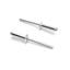 Picture of ISPINNER 100pcs 3/16" x 5/8" Aluminum Blind Rivets, 4.8 x 16mm Pop Rivets, Pack of 100 (Silver)