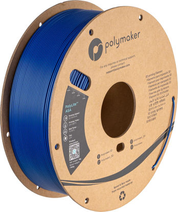 Picture of Polymaker ASA Filament 1.75mm Blue, 1kg ASA 3D Printer Filament, Heat & Weather Resistant - ASA 3D Filament Perfect for Printing Outdoor Functional Parts, Dimensional Accuracy +/- 0.03mm