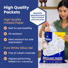 Picture of Wallaby 2 gram (20 Packets) Food Safe Pure White Silica Gel Desiccant Dehumidifier Packs - Rechargeable & Coated Moisture Absorbers - Protects Against Moisture Damage - (Packed in 10x Sets of 2)
