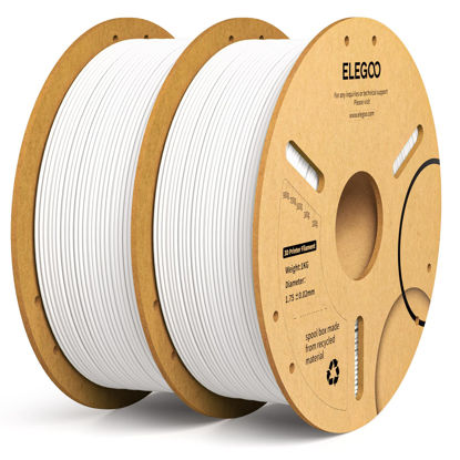 ELEGOO PLA Plus Filament 1.75mm Red 1KG, PLA+ Tougher and Stronger 3D  Printer Filament Pro Dimensional Accuracy +/- 0.02mm, 1kg Spool(2.2lbs)  Fits for