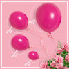 Picture of MOMOHOO Hot Pink Balloons Garland - 100Pcs 18/12/10/5 Inch Dark Pink Balloons Different Size Pink Latex Balloon, Gender Reveal Balloons, Hot Pink Balloon Arch Kit Hot Pink Birthday Party Decorations