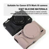 Picture of Easy Hood Case for Canon Powershot G7 X Mark III Digital Camera, Soft Silicone Protective Cover with Removable Lens Cover for Canon Powershot G7X Mark III DSLR Camera (Tiffany Pink)