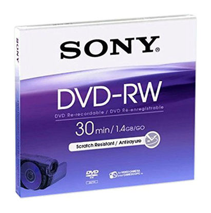 Picture of Sony 8cm DVD-RW with Hangtab - Single