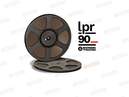 Picture of NEW RTM PYRAL LPR90 1/4" 3608' 1100m 10.5" Plastic Reel Trident Hinged Box RMG/EMTEC Studio Mastering Tape R38512