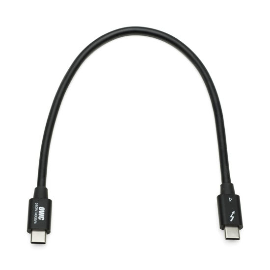 GetUSCart OWC Thunderbolt 4 Cable, Thunderbolt Certified, 0.3M (11.8