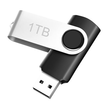 Picture of 1TB USB Flash Drive 3.0, SXINDE USB 3.0 Flash Memory Stick 1000GB for PC/Laptop, Ultra High-Speed USB 3.0 Data Storage Drive 1000GB - Read Speeds up to 60Mb/s, 1TB Thumb Drive with Rotated Design