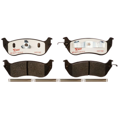Picture of Raybestos Premium Element3 EHT™ Replacement Rear Brake Pad Set for Select ’96-’02 Ford Crown Victoria, ’96-’02 Lincoln Town Car and ’96-’02 Mercury Grand Marquis Model Years (EHT674AH)