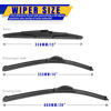 Picture of 3 wipers Replacement for 2013-2018 Hyundai Santa Fe, Windshield Wiper Blades Original Equipment Replacement - 26"/14"/13" (Set of 3) U/J HOOK