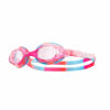 Picture of TYR Youth Tie Dye Swimple Goggles, Pink/White, One Size, Age 3-10