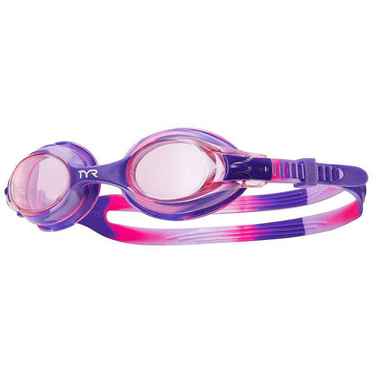 Picture of TYR Swimples Tie Dye Goggle Pnk/Purple All