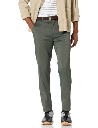 Picture of Amazon Essentials Men's Slim-Fit Stretch Golf Pant, Olive, 28W x 28L