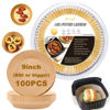 Picture of Ailun 9inch Round Air Fryer Disposable Paper Liners, 100PCS Non-Stick Air Fryer Parchment Liner, Oil Resistant, Waterproof, Food Grade Baking Paper for 5-10 QT Air Fryer Baking Roasting Microwave