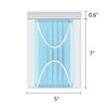 Picture of Clear Resealable Zipper Poly Bags 300pcs 5" x 7" Self Lock Plastic Bags Reclosable Clear Plastic Zip Bags 2 Mil A6 Cards Envelopes Storage Packaging Crafts Candy (12 Sizes to Choose from)