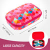 Picture of ZIPIT Pink Pencil Box for Girls | Pencil Case for School | Organizer Pencil Bag | Large Capcity Pencil Pouch