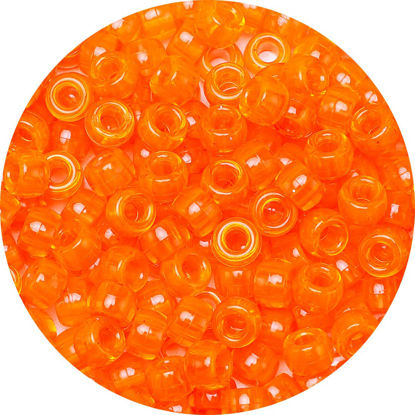 Picture of Eppingwin Beads and Bead assortments (1000 Pony Beads-Orange Transparent)…