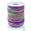 Picture of Elastic String for Bracelets, 1mm x 330 Feet Sturdy Rainbow Elastic Cord for Jewelry Making, Necklaces, Beading and Crafts