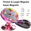 Picture of 【2-PACK】Magnetic phone holder for car, [ Super Strong Magnet ] [ with 4 Metal Plate ] iPhone Magnetic car mount for cell phone, [ 360° Rotation ] Universal Dashboard car Mount Fits All Smartphones