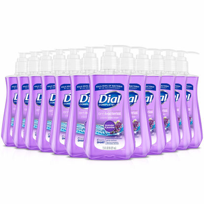 Picture of Dial Complete Antibacterial Liquid Hand Soap, Lavender & Jasmine Scent, 7.5 fl oz (pack of 12)