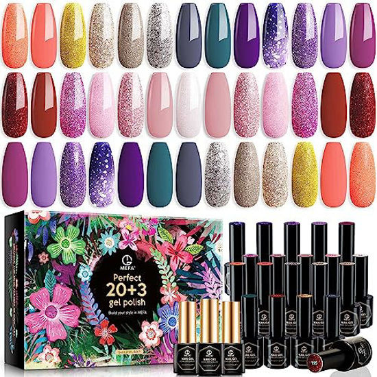 Amazon.com: beetles Gel Polish Nail Set 20 Colors Unicorn Collection Spring  Pastel Gel Polish Pink Blue Green Glitter Nails Manicure Kit with Base  Matte and Glossy Top Coat Gift for Her :