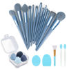 Picture of Makeup Brushes 22 Pcs Makeup Kit,Foundation Brush Eyeshadow Brush Make up Brushes Set (Blue, 22 Piece Set)