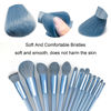 Picture of Makeup Brushes 22 Pcs Makeup Kit,Foundation Brush Eyeshadow Brush Make up Brushes Set (Blue, 22 Piece Set)