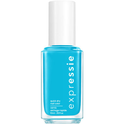 Picture of essie Nail Polish, Expressie Quick-Dry Nail Color, Vegan, Word On The Street, Blue, Word On The Street, 0.33 fl oz