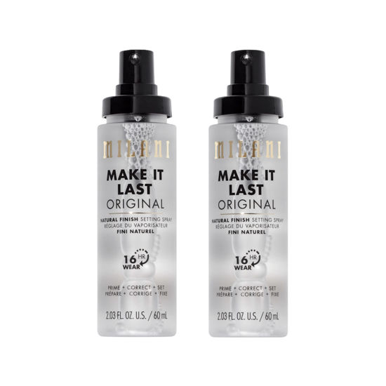 Picture of Milani Make It Last 3-in-1 Setting Spray and Primer- Prime + Correct + Set - Makeup Finishing Spray and Primer - Long Lasting Makeup Primer and Spray - 2 Pack