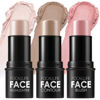 Picture of FOCALLURE 3 Pcs Cream Contour Sticks,Shades with Highlighter & Bronzer & Blush,Non-greasy and Water-resistant Face Contouring Pen,Easy to Sculpt the Face and Create a Lightweight Finishing Makeup,FAIR