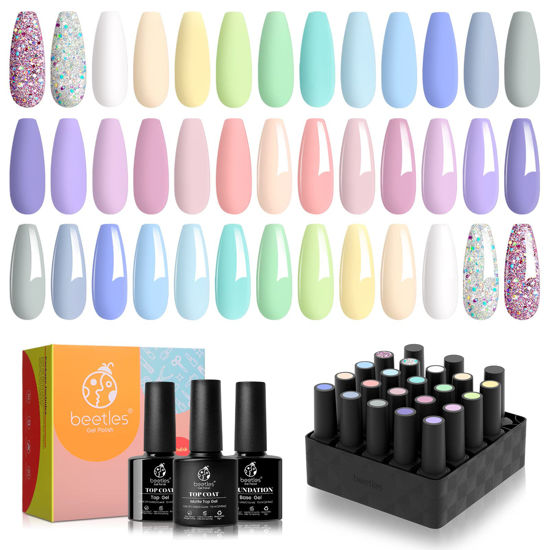 Buy AQ FASHION New Pastel HD Shine long-lasting stay and Quick Dry Gel Nail  Polish Set of 12 Combo (Combo set 2) Online at Low Prices in India -  Amazon.in
