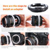 Picture of K&F Concept Pro Lens Mount Adapter Compatible for Canon FD FL 35mm SLR Lens to Canon EOS (EF, EF-S) Camera, Compatible with Canon 1D, 1DS, Mark II, III, IV, Digital Rebel T5i, T4i, T3i, T3