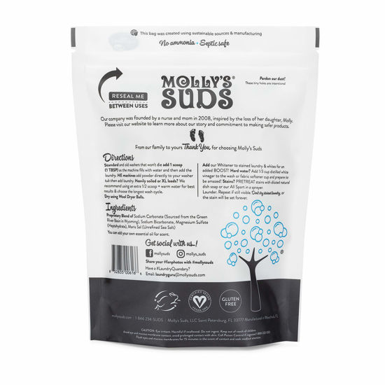 GetUSCart Molly's Suds Original Laundry Detergent Powder Natural