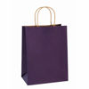 Picture of BagDream Gift Bags 8x4.25x10.5 Inches 100Pcs Paper Bags with Handles Bulk, Shopping Bags Kraft Bags Retail Bags Craft Bags 100% Recyclable Paper Gift Bags Purple