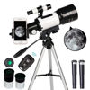 Picture of Telescope for Adults & Kids, 70mm Aperture Refractor Telescopes (15X-150X) for Astronomy Beginners, Portable Travel Telescope with Phone Adapter & Wireless Remote, Astronomy Gifts for Kids