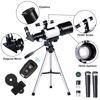 Picture of Telescope for Adults & Kids, 70mm Aperture Refractor Telescopes (15X-150X) for Astronomy Beginners, Portable Travel Telescope with Phone Adapter & Wireless Remote, Astronomy Gifts for Kids