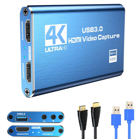See Good USB 3.0 Video Capture Card, hdmi Capture Card, Full HD 1080P 4k  Hdmi Capture Card Live Streaming and Record, Live Broadcasting, Gaming,  Teaching, Video Conference Media Streaming Device - See
