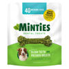 Picture of Minties VetIQ Dog Dental Bone Treats, Dental Chews for Medium/Large Dogs (Over 40 Lbs), 32 Ounces, Green, 40 Count