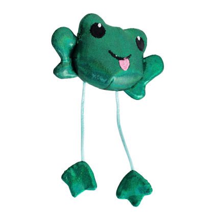 Picture of Catstages Toss 'N Dangle Frog Catnip Cat Toy