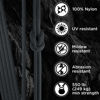 Picture of TECEUM Paracord Type III 550 Basalt - 100 ft - 4mm - Tactical Rope MIL-SPEC - Outdoor para Cord - Camping Hiking Fishing Gear - EDC Parachute Cord -Strong Survival Rope 409 N nw