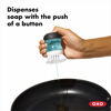 Picture of OXO Good Grips Soap Dispensing Palm Brush, Black/Clear/White