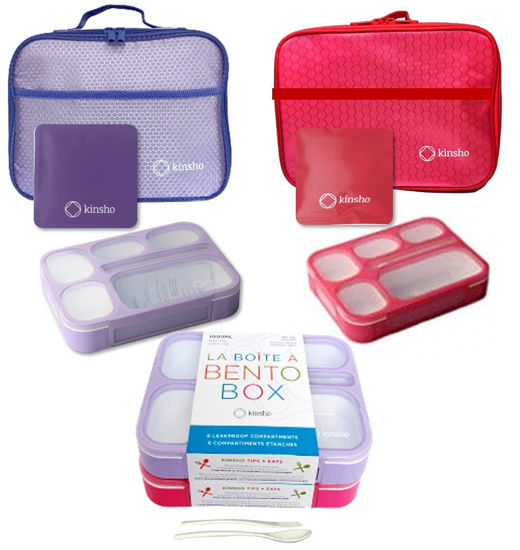 kinsho MINI Lunch-Box Snack Containers for Kids | SMALL Bento-Box Portion  Container | Toddler Pre-School | Leak-proof Boxes for Work, Travel | Best