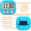 Picture of 2 Pack Classroom Timers for Teachers Kids Large Magnetic Digital Timer Blue Pink