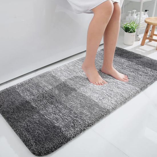 OLANLY Luxury Bathroom Rug Mat 24x16, Extra Soft and Absorbent